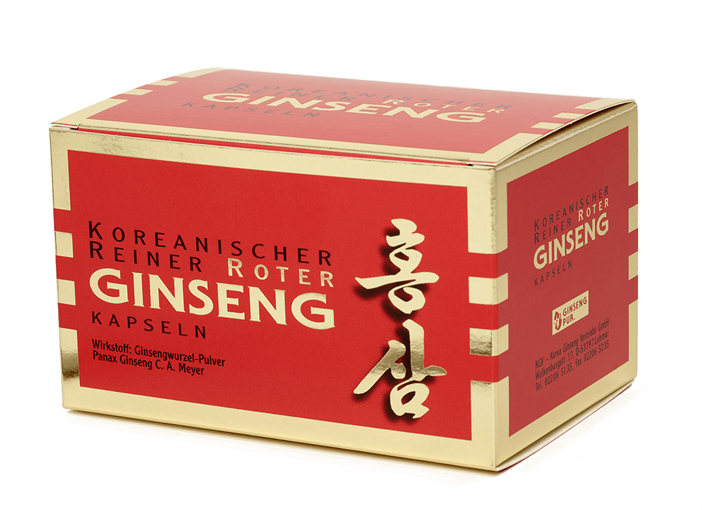 Koreanischer Reiner Roter Ginseng – Kapseln Roter Ginseng 300 mg Kapseln 200
