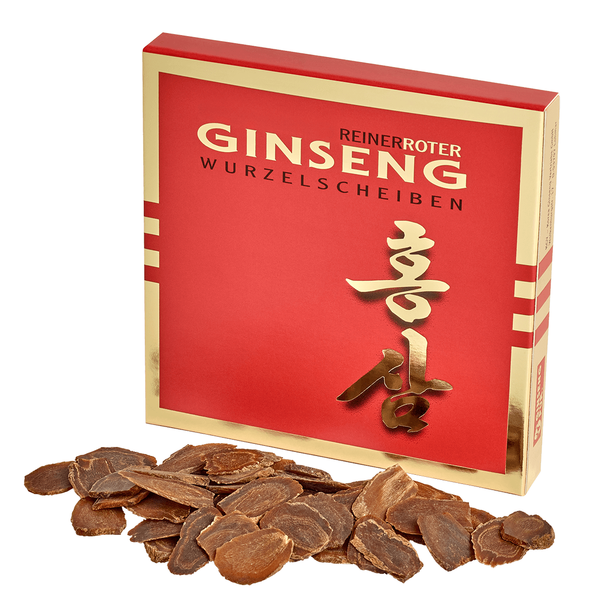 Roter Ginseng Wurzelscheiben