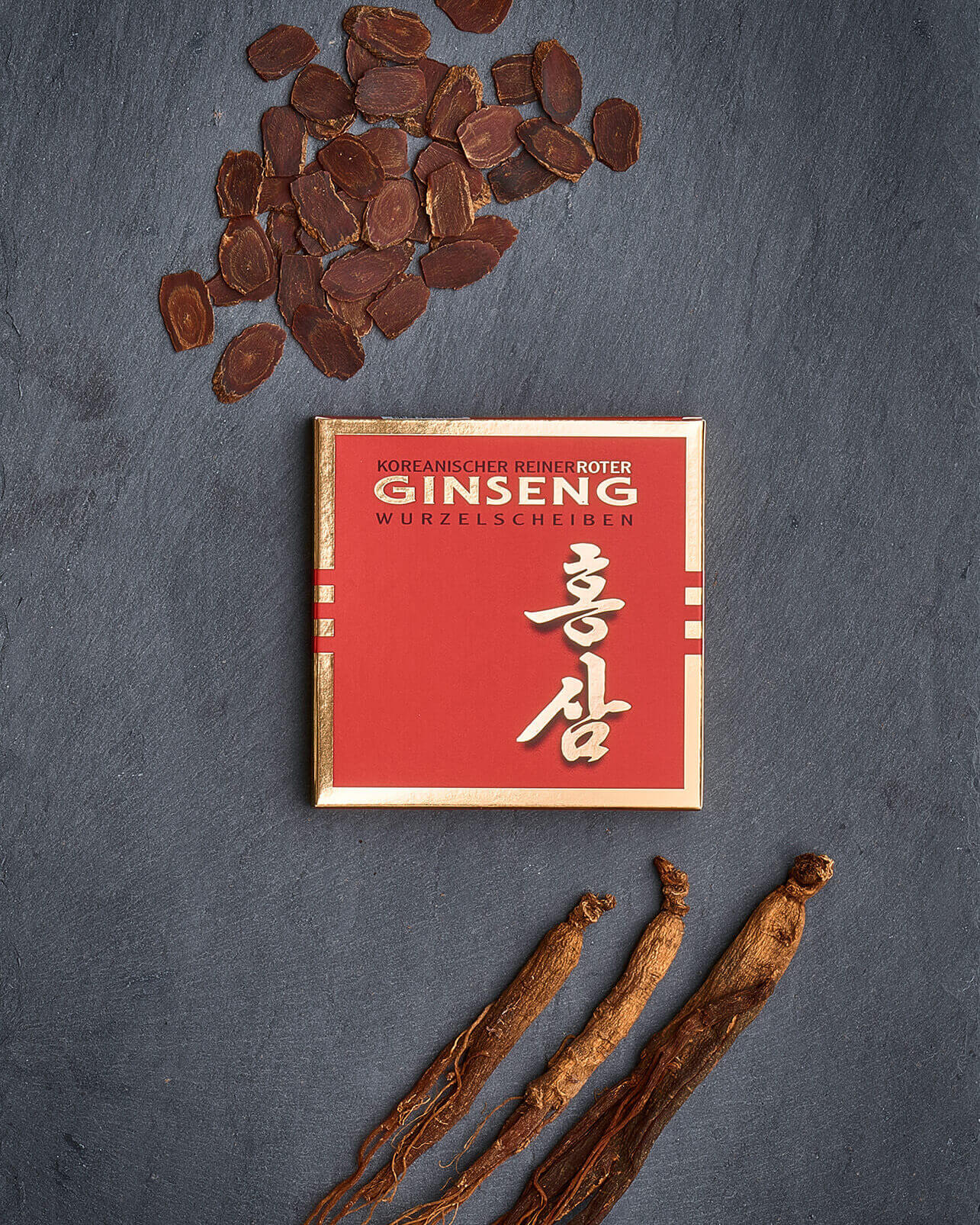 Roter Ginseng Wurzelscheiben