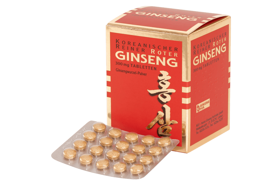 Roter Ginseng 200 Tabletten mit Blister