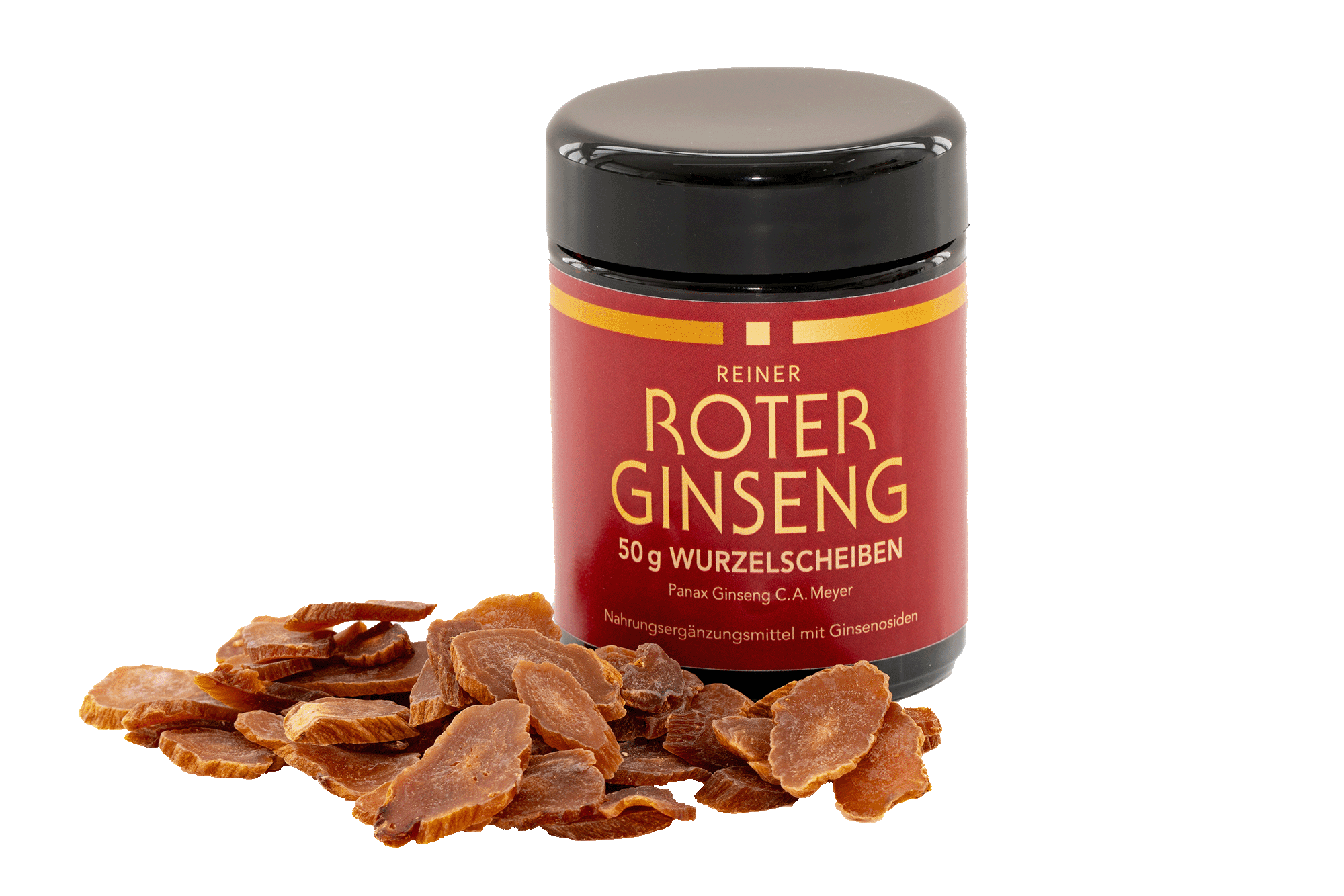 Roter Ginseng Wurzelscheiben